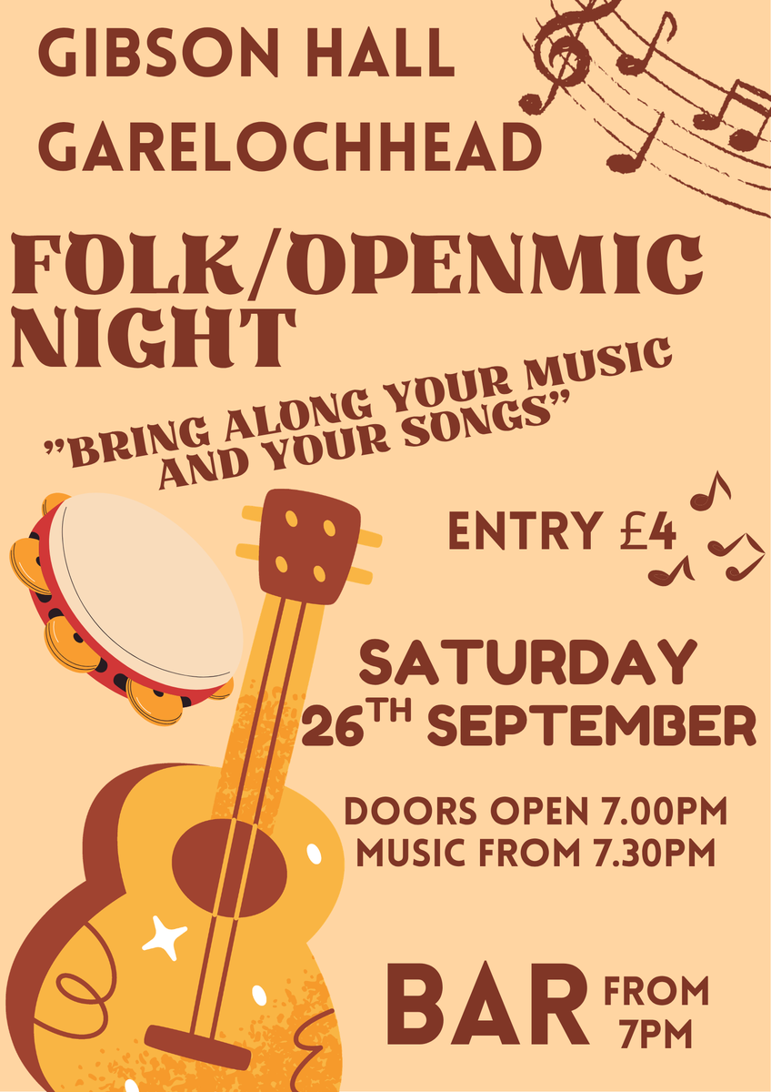Folk Night Sept 26